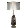Image 1 : Mid-Century Black Harlequin Lamp w/ Shade