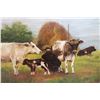 Image 3 : 19th C Pastoral Oil on Board Painting, Signed