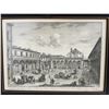 Image 1 : Italian Print of Courtyard
