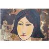 Image 3 : Modern Abstract Oil on Canvas Portrait