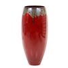 Image 1 : Italian Red Drip Glaze Vase