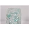 Image 3 : Art Glass Turquoise Sculpture on Base