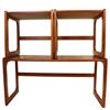 Image 1 : Mid-Century Modern Wood Stools and Bench