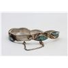 Image 4 : Zuni Inlaid Turquoise and Sterling Bracelet