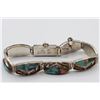 Image 5 : Zuni Inlaid Turquoise and Sterling Bracelet