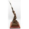 Image 10 : Bronze Figural Sculpture on Wooden Base