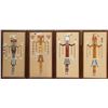 Image 1 : (4) Panels of Navajo Sand Art