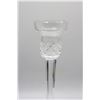 Image 3 : (2) Crystal Candlesticks and (1) Crystal Decanter