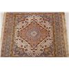 Image 16 : Rare Iranian Four-Sided Fringed Silk Rug