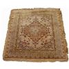 Image 1 : Rare Iranian Four-Sided Fringed Silk Rug