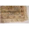 Image 3 : Rare Iranian Four-Sided Fringed Silk Rug