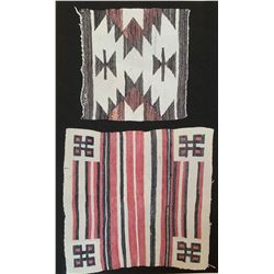 (2) Navajo Rugs/Saddle Blankets