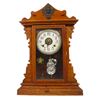 Image 1 : Wood Mantle Clock with Detailing