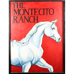 Framed Signage of The Montecito Ranch