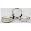 Image 10 : 18 Piece Set of Gilded Glassware and Porcelain
