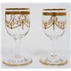 Image 5 : 18 Piece Set of Gilded Glassware and Porcelain