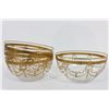 Image 8 : 18 Piece Set of Gilded Glassware and Porcelain