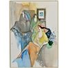 Image 2 : Three Women, Framed Watercolor
