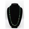 Image 2 : 14k Gold and Malachite Necklace