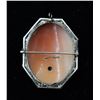 Image 2 : Antique 14k Shell Cameo, Diamond Brooch