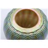 Image 2 : Lundberg Studios Iridescent Vase, Signed on Base