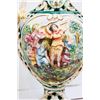 Image 12 : Pair of Capidomonte Porcelain Lamps, Urn Form