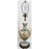 Image 9 : Pair of Capidomonte Porcelain Lamps, Urn Form