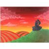 Image 2 : Signed Australian Modernist Wine Country Painting
