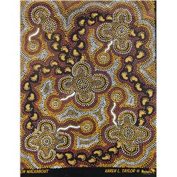 Vintage Australian Aboriginal Art, Bulurru Designs