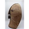 Image 4 : African Mask, Carved Wood w Incised Linear Designs