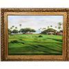 Image 1 : Peter Green (20th C.) Golf Scene, Signed O/C