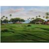 Image 2 : Peter Green (20th C.) Golf Scene, Signed O/C