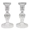 Image 1 : Pair of Cut Glass Candleholders