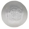 Image 1 : Frosted Pressed Glass Plate