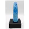 Image 3 : Blown Glass Blue Sculpture