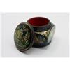 Image 3 : Russian Painted Lacquer Ware Box with Lid