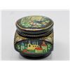 Image 7 : Russian Painted Lacquer Ware Box with Lid