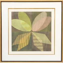 Abstract Colored Lithograph, 20th Century