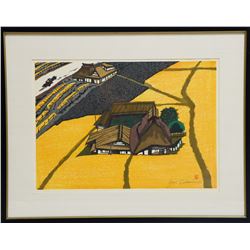 Junichiro Sekino (1914 - 1988) Japanese Woodblock