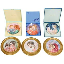 Collection of (6) Edna Hibel Plates, Royal Doulton