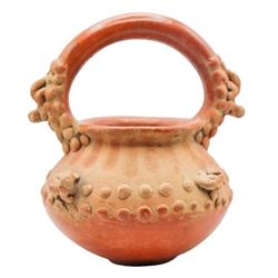 Pottery Jar with Handle