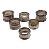 Image 1 : (6) Sterling Napkin Rings 3.57 ozt