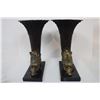 Image 19 : Pair of Cornocopia Bronze Vases