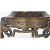 Image 13 : Copper Chinese Footed Lamp