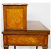 Image 17 : 19th C French Inlaid Writing Desk, Marble Top