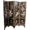 Image 1 : Wooden Oriental Screen with Mother of Pearl Inlay