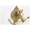 Image 2 : English Brass Coat Rack