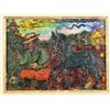 Image 2 : David Burliuk (1882-1967) Russian, Oil on Board