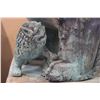 Image 7 : Pair of Monumental Chinese Bronze Foo Dogs