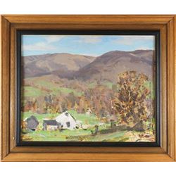Jay Connaway  (1893-1970) American, Oil on Board